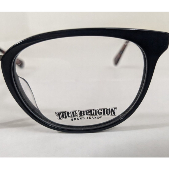 True Religion Eyeglasses Frames Size 54 - 18 - 140 Black Brown Eye Glass Frame - Picture 7 of 8